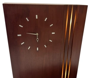 Art Deco Cabinet or Dry Bar with Clock, 1930s